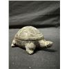 Image 11 : Qty 3 Carved Figurines: Soapstone Turtle, Bighorn Ram Fetish & Pipe Head, Misc Sizes