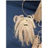 Image 3 : Multiple Woven Japanese Artifacts: Waraji Sandals, Drawstring Quiver & Rice Demon Mask, Misc Sizes