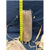 Image 9 : Multiple Woven Japanese Artifacts: Waraji Sandals, Drawstring Quiver & Rice Demon Mask, Misc Sizes
