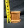 Image 10 : MCM Monkey Pod Crock Handcrafted in Kaunakakai Molokai 5" Dia, 4"H