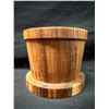 Image 5 : MCM Monkey Pod Crock Handcrafted in Kaunakakai Molokai 5" Dia, 4"H