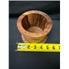 Image 9 : MCM Monkey Pod Crock Handcrafted in Kaunakakai Molokai 5" Dia, 4"H