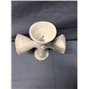 Image 4 : Vintage Mexican Black Pottery 4-Sided Wedding Bell 7" x 5"