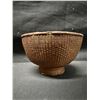 Image 15 : Multiple Wooden Bowls, Lidded Boxes, Woven Fiber Bowl, Japanese Spinning Top Game, etc Misc Sizes