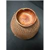 Image 16 : Multiple Wooden Bowls, Lidded Boxes, Woven Fiber Bowl, Japanese Spinning Top Game, etc Misc Sizes