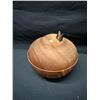 Image 5 : Multiple Wooden Bowls, Lidded Boxes, Woven Fiber Bowl, Japanese Spinning Top Game, etc Misc Sizes