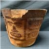 Image 13 : Qty 2 Woven Baskets: Large Pail & Small Bowl, Misc Sizes