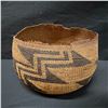 Image 3 : Qty 2 Woven Baskets: Large Pail & Small Bowl, Misc Sizes