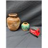 Image 2 : Qty 2 Jars: Late Qing Ginger Jar & Signed Mingei