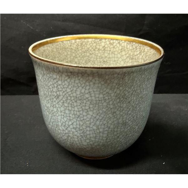 Royal Copenhagen Thorkild Olsen 1962 Crackle Bowl