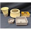 Image 1 : Qty 5 Ceramic Vessels: Bonsai Pots & Planters, Misc Sizes