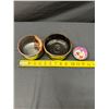 Image 17 : Qty 2 Ceramic Glazed Bowls & Ramekin Marked Handmade, Misc Sizes