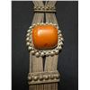 Image 4 : Multi-Strand Baltic Amber Necklace w/ Tassel & Sterling Silver 925 Clasp 34"L