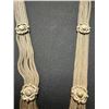 Image 6 : Multi-Strand Baltic Amber Necklace w/ Tassel & Sterling Silver 925 Clasp 34"L