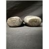 Image 5 : Volcanic Glazed Jar & 2 Greyware Flasks (1 w/ Maker's Mark), Misc Sizes