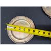 Image 10 : Qty 4 WM Rogers 988 Silver Plated Small Bread Plates Circa Mid-Century 6" Dia