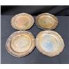 Image 1 : Qty 4 WM Rogers 988 Silver Plated Small Bread Plates Circa Mid-Century 6" Dia
