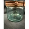 Image 5 : Cleveland Metal Products Glass Kerosene Fuel Reservoir or Refill Jar Circa 1920, 8" Dia, 6.5"H
