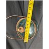 Image 9 : Cleveland Metal Products Glass Kerosene Fuel Reservoir or Refill Jar Circa 1920, 8" Dia, 6.5"H