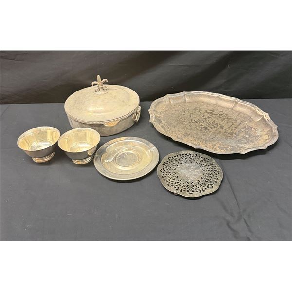 Reed & Barton Paul Revere Silver Plated Bowls, Trays