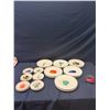 Image 2 : Qty 24 Piece Set Japanese Kutani Ware Ceramic Plates w/ Maker's Mark Circa Mid-Century, Misc Sizes