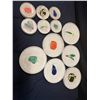 Image 3 : Qty 24 Piece Set Japanese Kutani Ware Ceramic Plates w/ Maker's Mark Circa Mid-Century, Misc Sizes
