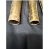 Image 8 : Qty 6 Antique Moroccan “Nafir” Telescoping Horns Approx. 20"L