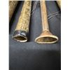 Image 9 : Qty 6 Antique Moroccan “Nafir” Telescoping Horns Approx. 20"L