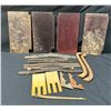 Image 1 : Multiple Antique Carvings & Wooden Salad Servers, Misc Sizes