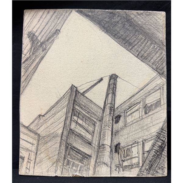 Vladimir Ossipoff Field Architectural Sketch