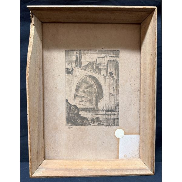 George Vernon Russell 1929 Toledo Print