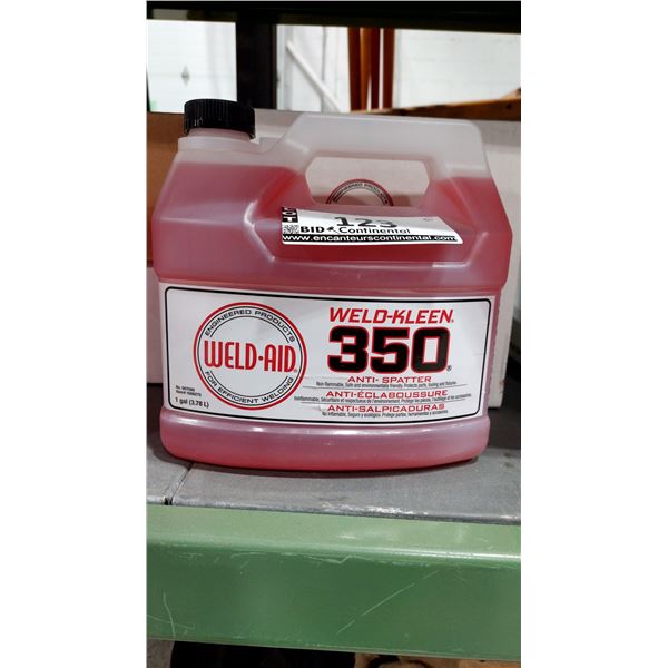 LIQUIDE ANTI-ÉCLABOUSSURES WELD-KLEEN 350, 3,78 L
