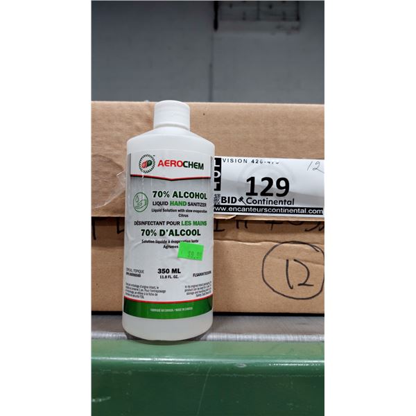 DÉSINFECTANT POUR LES MAINS AEROCHEM, 70 % D'ALCOOL, 350 ML