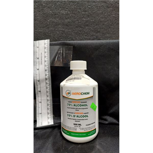 NETTOYANT LIQUIDE POUR SURFACES AEROCHEM, 70 % D'ALCOOL, 500 ML