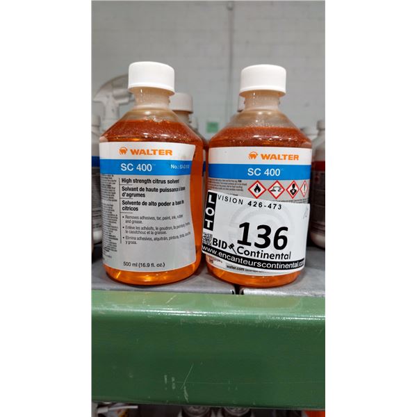 SOLVANT HAUTE PUISSANCE À BASE D'AGRUMES WALTER SC 400, 500 ML