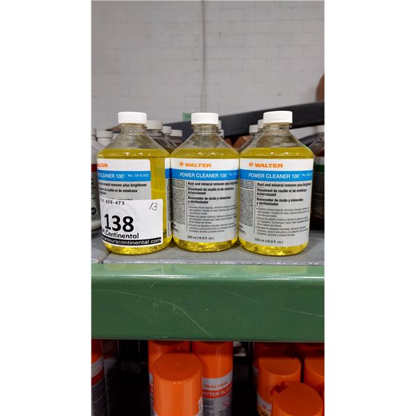 SOLVANT POUR ROUILLE ET MINÉRAUX WALTER POWER CLEAN 100, 500 ML