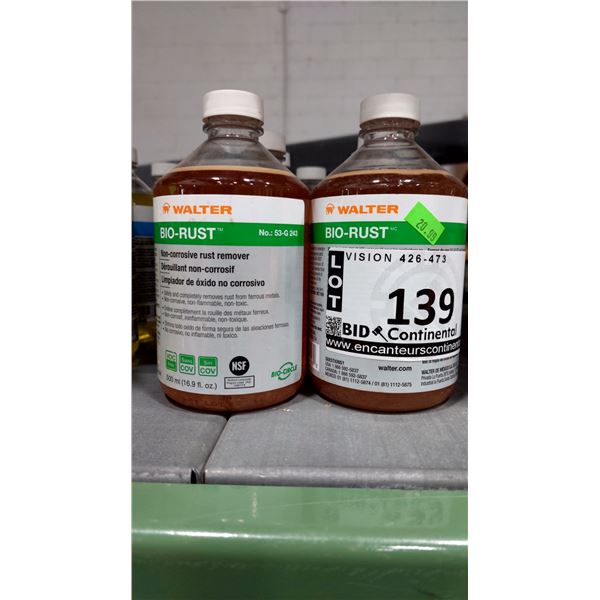 DÉROUILLANT NON CORROSIF WALTER BIO-RUST, 500 ML
