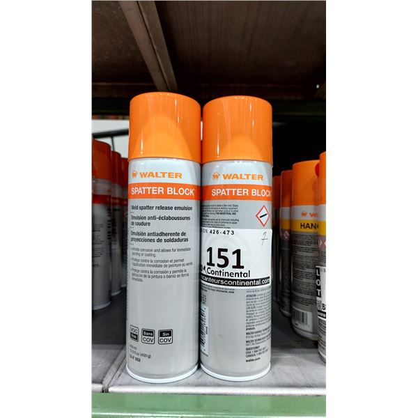 ÉMULSION ANTI-ÉCLABOUSSURES DE SOUDURE WALTER SPATTER BLOCK, 400 ML