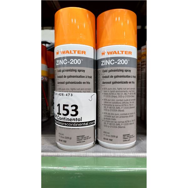 ENDUIT DE GALVANISATION À FROID WALTER ZINC, 400 ML