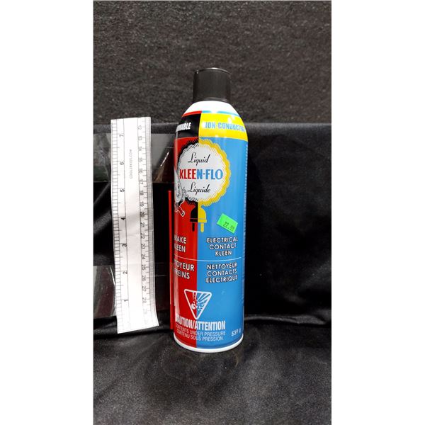LOT DE 3 NETTOYANTS KLEEN-FLO : NETTOYANT POUR FREINS ET NETTOYANT POUR CONTACTS ÉLECTRIQUES, 539 G