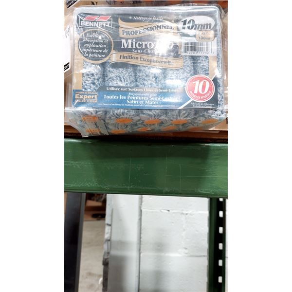 PAQUET DE 10 ROULEAUX À PEINTURE, 10 MM, 4 PO