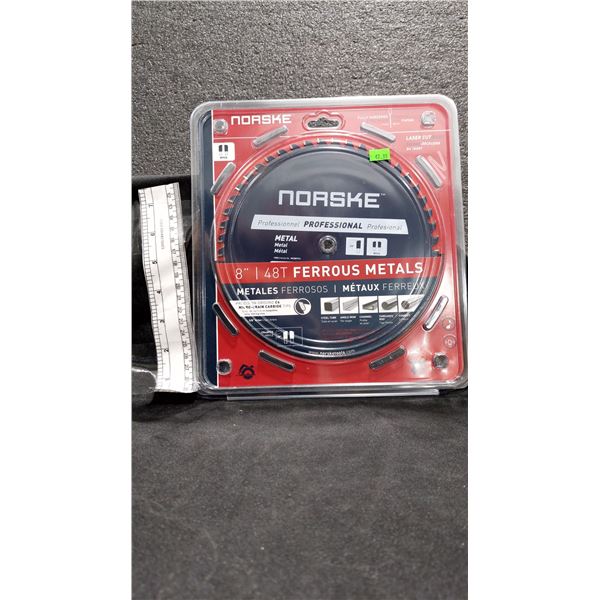 LAME DE SCIE NORSKE, 8 PO, 48 DENTS, POUR MÉTAUX FERREUX