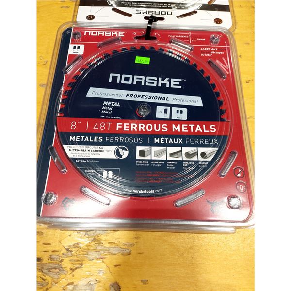 LAME DE SCIE NORSKE, 6-7/8 PO, 48 DENTS, POUR MÉTAUX FERREUX