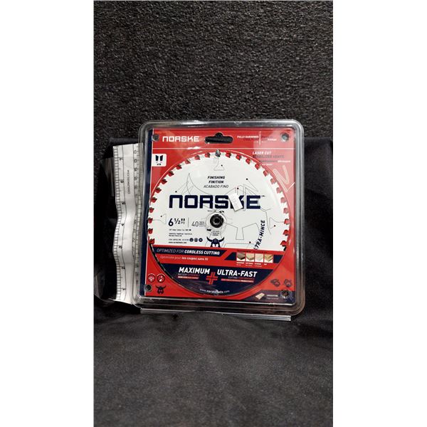 LAME DE SCIE DE FINITION NORSKE, 6-1/2 PO, 40 DENTS, ALÉSAGE 5/8 PO