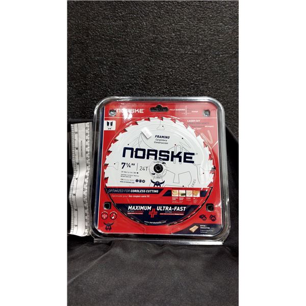 LAME DE SCIE DE CONSTRUCTION NORSKE, 7-1/4 PO, 24 DENTS, ALÉSAGE 5/8 PO