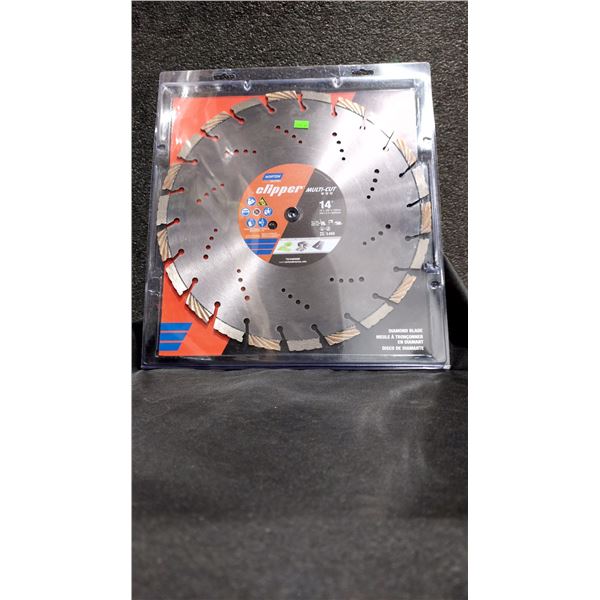LAME DIAMANTÉE NORTON CLIPPER MULTI-CUT, 14 PO X 0,125 PO X 1/2 PO
