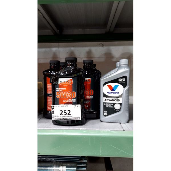 LOT DE 9 PRODUITS D’HUILE ASSORTIS