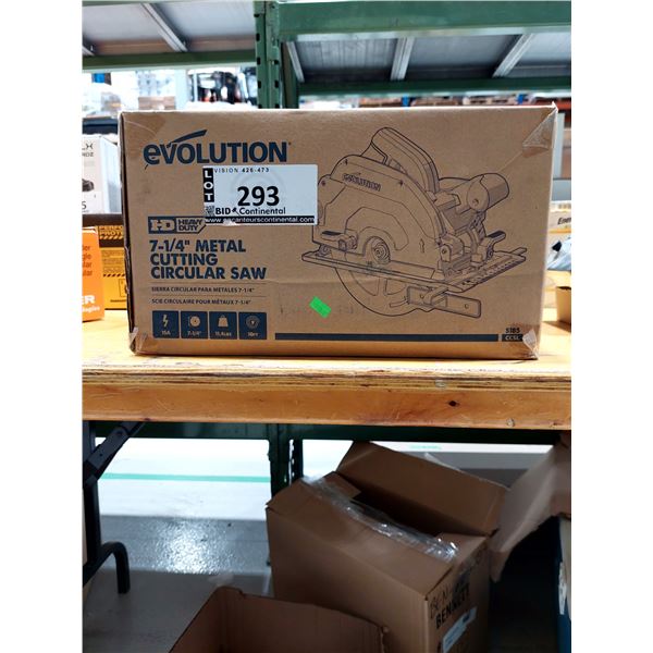 SCIE CIRCULAIRE À MÉTAUX EVOLUTION, 7-1/4 PO, MODÈLE S185