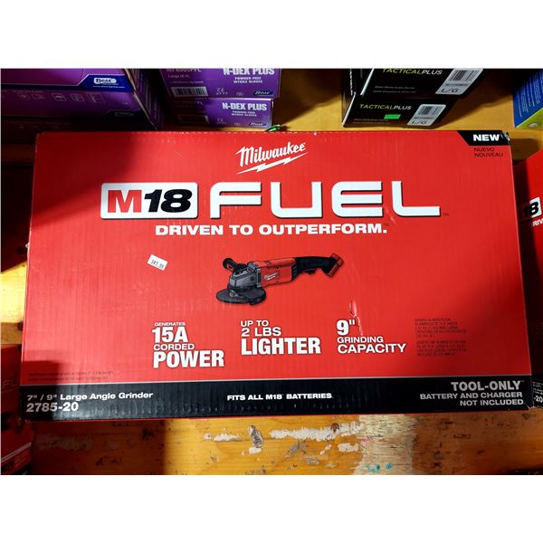 MEULEUSE D’ANGLE 7/9 PO MILWAUKEE M18 FUEL 2785-20, OUTIL SEULEMENT
