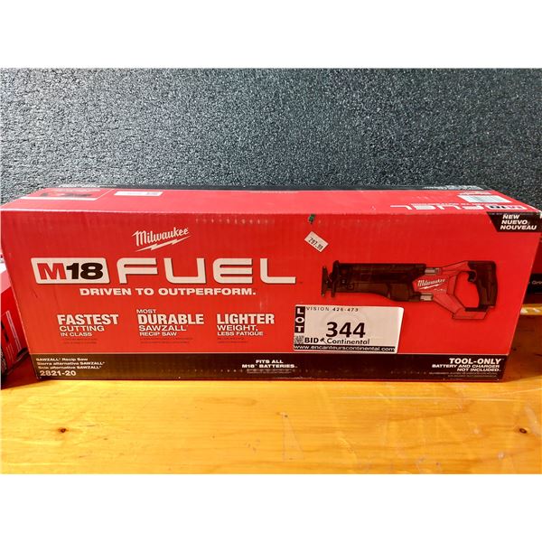 SCIE ALTERNATIVE MILWAUKEE M18 FUEL 2821-20, OUTIL SEULEMENT